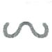 Northlight Seasonal Tinsel Christmas Garland - Unlit Plastic in Gray | 2.75 H x 2.5 D in | Wayfair 32274098