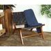 Lounge Chair - AllModern Idina 26Cm Wide Genuine Leather Lounge Chair in Black | 27.13 H x 30.63 W x 25.75 D in | Wayfair