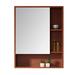 AllModern Jensen Surface Mount Framed Medicine Cabinet w/ 4 Shelves Wood in Brown | 30 H x 24 W x 6 D in | Wayfair 7750173F4338417781A68D684CB80217