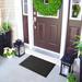 Red Barrel Studio® Abbigale Home Turf 30" x 18" Non-Slip Outdoor Door Mat Synthetics in Black | Wayfair FA93EFC4716A48C79B8AA78E6EBA5D8C