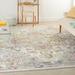 White 26 x 0.5 in Area Rug - World Menagerie Express Oriental Beige Area Rug Polypropylene | 26 W x 0.5 D in | Wayfair