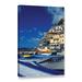 Breakwater Bay Positano's Colorful Boats by Kathy Yates - Photograph Print on Canvas Metal in Blue/White | 48 H x 32 W x 2 D in | Wayfair