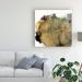 Winston Porter Align w/ Life III by Lila Bramma - Wrapped Canvas Painting Print Canvas in Brown/White | 18 H x 18 W x 2 D in | Wayfair