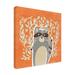 Harriet Bee Woodland Cutie II by June Erica Vess - Wrapped Canvas Painting Print Canvas in Gray/Green/Orange | 14 H x 14 W x 2 D in | Wayfair