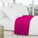 Latitude Run® Dmitris Premium Hotel Luxury & Softest Flat Sheet Jersey Knit/Microfiber/Polyester in Pink | King | Wayfair