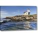 Breakwater Bay 'Washington, San Juan Ils Patos Island Lighthouse' Photographic Print on Wrapped Canvas in Blue/Gray | 10 H x 16 W x 1.5 D in | Wayfair