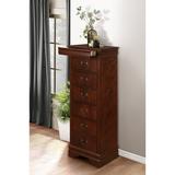 Alcott Hill® Waynesburg 7 Drawer 21.5" W Lingerie Chest Wood in Brown | 56 H x 21.5 W x 15.75 D in | Wayfair 8B1298211BFB48889C7387EABCD147DC