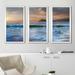 Dovecove 'The Pier' Acrylic Painting Print Multi-Piece Image Plastic/Acrylic in Blue/Orange | 25.5 H x 40.5 W x 1 D in | Wayfair