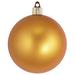 The Holiday Aisle® 4" (100mm) Ornament, Commercial Grade Shatterproof Plastic Ball Ornaments Plastic in Yellow | Wayfair