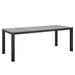 Maine 80" Outdoor Patio Dining Table by Modway Wood/Metal in Gray/Brown | 29.5 H x 80.5 W x 35.5 D in | Wayfair EEI-1509-BRN-GRY