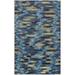 White 24 x 0.41 in Area Rug - Ivy Bronx Hallberg Striped Tufted Navy Area Rug Polyester | 24 W x 0.41 D in | Wayfair