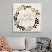 The Holiday Aisle® Rustic Christmas III by Grace Popp - Textual Art Print on Canvas | 12 H x 12 W x 1.25 D in | Wayfair