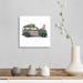 The Holiday Aisle® Christmas Cars IV by Jennifer Paxton Parker - Painting Print on Canvas Canvas | 12 H x 12 W x 1.25 D in | Wayfair