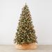 The Holiday Aisle® Green Pine Artificial Christmas Tree w/ 550 Clear/White Lights, Steel in Green/White | 6ft | Wayfair