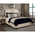 Winston Porter Romeville Platform Storage Bed & Matching Bench Upholstered/Polyester in White | 15 H x 64.5 W x 83 D in | Wayfair