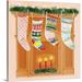 The Holiday Aisle® Christmas Stockings I by Grace Popp - Painting Print on Canvas Canvas | 12 H x 12 W x 1.25 D in | Wayfair