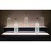 Wrought Studio™ Lalegun 2 Tier Display Bar Wood in Black | 8 H x 9 D in | Wayfair 32E297932951481E92ABF58DFAE75D08