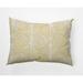 Dakota Fields Outdoor Rectangular Pillow Cover & Insert Polyester/Polyfill/Cotton in Yellow | 14 H x 20 W x 6 D in | Wayfair