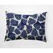 Ivy Bronx Bricker Outdoor Rectangular Pillow Cover & Insert Polyester/Polyfill/Cotton in Blue | 14 H x 20 W x 6 D in | Wayfair