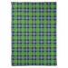 East Urban Home Seattle Football Luxury Fleece Throw Microfiber/Fleece/Microfiber/Fleece, Sherpa in Green/Blue | 60 W in | Wayfair