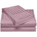 Winston Porter Bescott 600 Thread Count Striped 100% Cotton Sheet Set 100% Egyptian-Quality Cotton in Indigo | California King | Wayfair