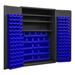 WFX Utility™ Salix 72" H x 48" W x 24" D Storage Cabinet, Wood in Blue | 72 H x 48 W x 24 D in | Wayfair E6DE1705588942678FF56DDD6A73F3D0