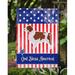 Trinx Patriotic American 2-Sided Polyester 15 x 11 in. Garden Flag in Red/Blue | 15 H x 11 W in | Wayfair C9019D0910A04906A88568D21EF3EC4A