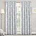 Home Soft Things Sereno Floral Rod Pocket Curtain Panels 84.0 H in pink/white/brownPolyester in Gray | 84"L x 60"W | Wayfair CTNBDS6084GR