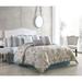 Canora Grey Varnell Comforter Set Polyester/Polyfill/Cotton in Green/White | Queen | Wayfair 4B94018B0CD847EA915CC24971B7F273