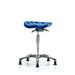 Inbox Zero Tractor Sit-Stand Height Adjustable Lab Stool Plastic/Metal in Blue | 34 H x 25 W x 25 D in | Wayfair EF05B4BC85C248ED886D7D2B3CE75C5C