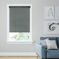 LEVOLOR Custom Cordless Solar Screen Roller Shade, 10% in Iron Synthetic Fabrics | 24 H x 68 W x 3.25 D in | Wayfair