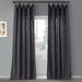 Eider & Ivory™ Moralez Curtains for Bedroom, Living Room Semi-Sheer Light Filtering Curtain Window Single Panel Linen in Gray | 84 H in | Wayfair