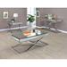 Willa Arlo™ Interiors Elsha 3 Piece Coffee Table Set Mirrored/Metal in Gray | 19 H x 47.5 W in | Wayfair 4495394CFFD44E4483FEE2DEC0B78892
