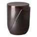 Orren Ellis Alexzavier Ceramic Decorative Stool Ceramic in Gray/Black/Brown | 19 H x 14 W x 14 D in | Wayfair FCBE4E2CAFB841D89AC8B758D0CBF7E0