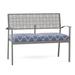 Woodard New Century Garden Outdoor Bench Metal in Gray | 34 H x 43.75 W x 23.75 D in | Wayfair 930004-72