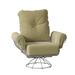 Woodard Terrace Swivel Outdoor Rocking Chair, Linen in Gray/Black | 43 H x 40 W x 39.25 D in | Wayfair 790077-72-40Y