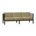 Woodard Jax Patio Sofa Metal/Sunbrella® Fabric Included in Black | 25.5 H x 76.5 W x 28.25 D in | Wayfair 2J0020-48-43C