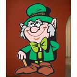 Wallhogs St. Patrick's Day Leprechaun Wall Decal Canvas/Fabric in Black/Green/Pink | 24 H x 14.5 W in | Wayfair pat3-t24