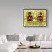 Winston Porter 'Home Sweet Home Red House' Acrylic Painting Print on Wrapped Canvas Canvas | 14 H x 19 W x 2 D in | Wayfair
