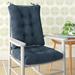 Wildon Home® Azilal Non-Slip Rocking Chair Outdoor Cushion Set, Polyester in Blue | 3 H x 17 W in | Wayfair 7F945E5FB58C4E4EA70C0072B3138A4D