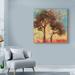 Winston Porter 'Kaleidoscope Trees II' Acrylic Painting Print on Wrapped Canvas in Blue/Brown/Green | 14 H x 14 W x 2 D in | Wayfair