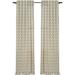 Gracious Living Annabelle Cotton Blend Chevron Semi-Sheer Rod Pocket Single Curtain Panel Cotton Blend | 96 H in | Wayfair ANNBEI0096