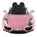 Lil' Rider Ride-on Sports Car Motorized Plastic in Pink | 19 H x 43 W x 24 D in | Wayfair 80-7188A-P