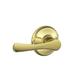 Schlage Avila Lever Hall & Closet Lock in Yellow | 6 H x 7.1 W x 3.2 D in | Wayfair F10VLA605