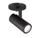 WAC Lighting Paloma Adjustable Track Head in Black | 7.63 H x 4.5 W x 3.25 D in | Wayfair MO-4023-827-BK