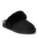 Fireside By Dearfoams Sydney - Womens 7 Black Slipper W