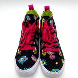 Disney Shoes | Disney Minnie/Mickey Mouse High Top Sneakers Nwt | Color: Black/Pink | Size: 5