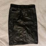 Burberry Skirts | Burberry Leather Skirt! | Color: Black | Size: 2