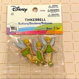 Disney Other | 2 For $30 Tinkerbell Buttons | Color: Green | Size: Osg