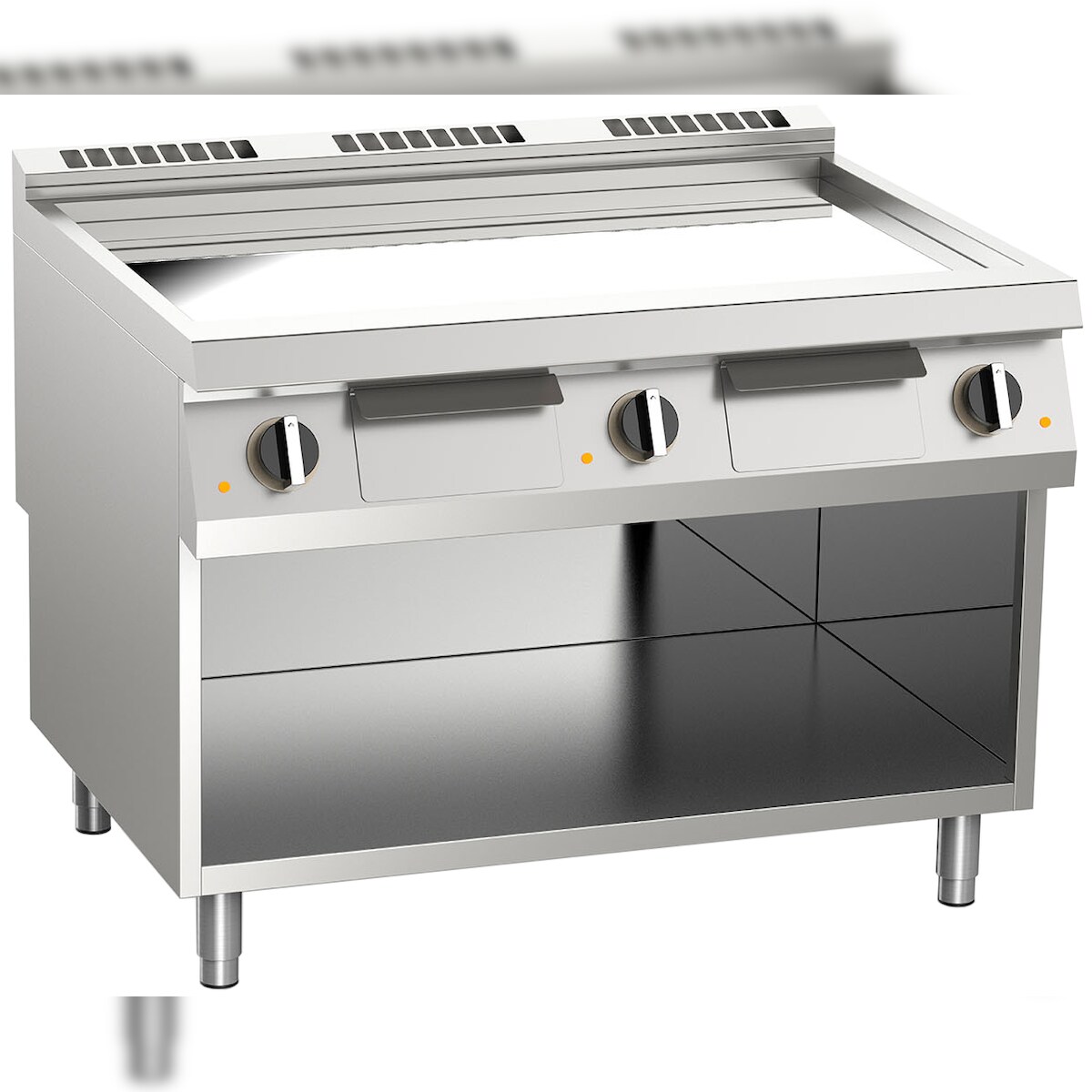 KBS Elektro-Grillplatte glatt 22,5kW 3 Heizzone offener Unterbau Image